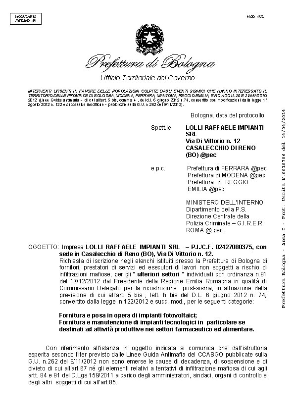 Certificazione Impianti Termici e di Condizionamento