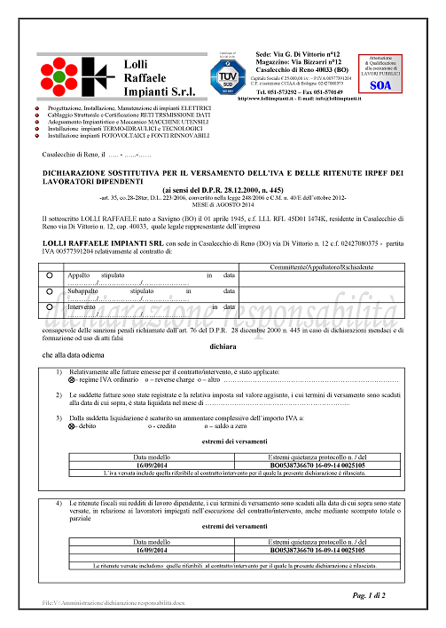 Certificazione Edifici Civili e Industriali