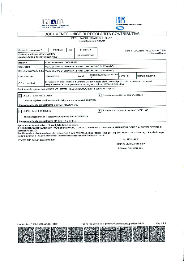 Certificazione Edifici Civili e Industriali