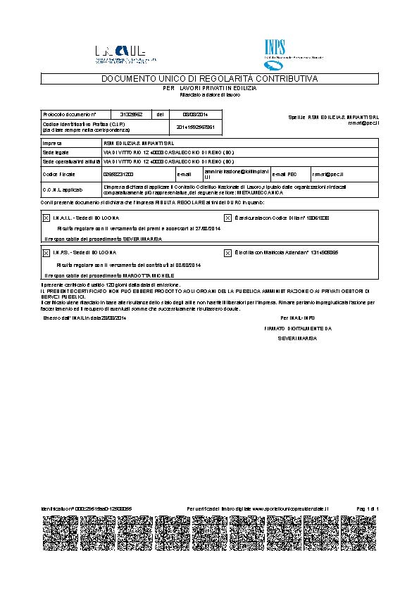 Certificazione Edifici Civili e Industriali